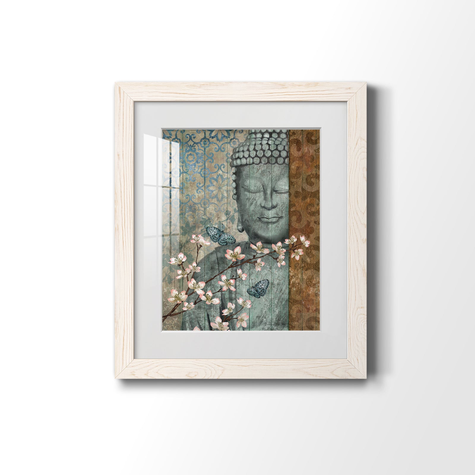 Buddha - Barnwood Framed Art Print