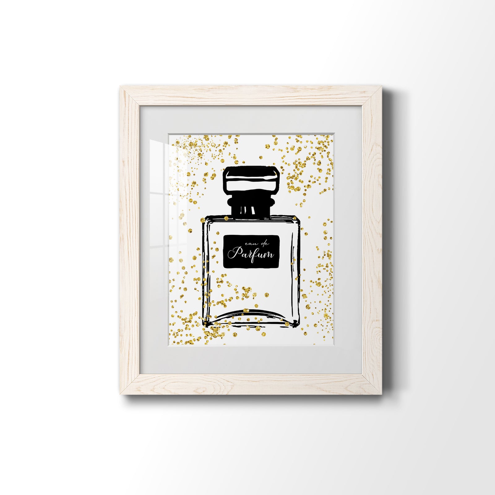 Glitter Perfume II - Barnwood Framed Art Print