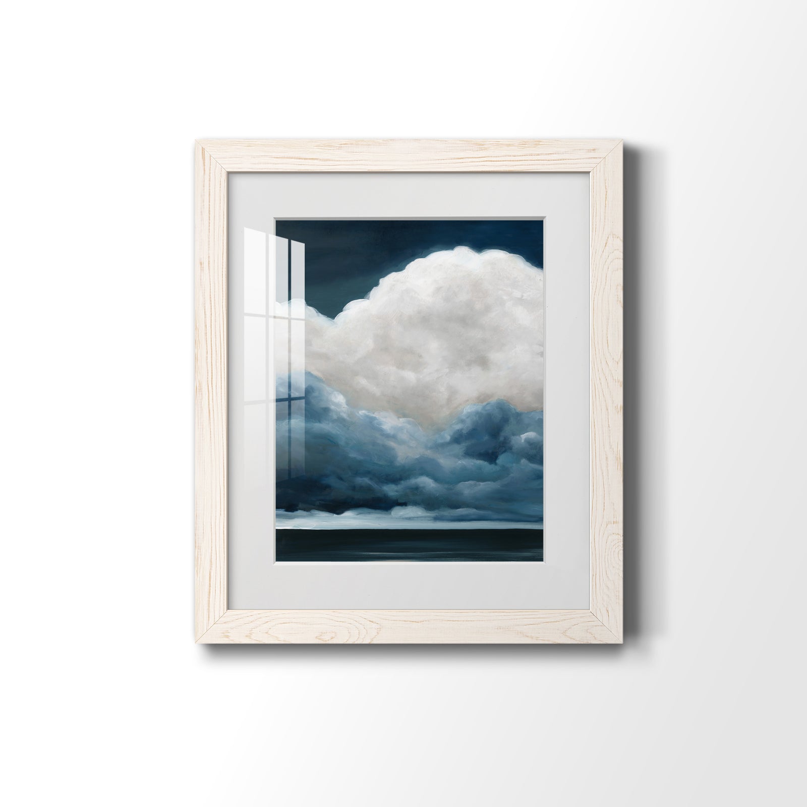 Nature's Drama II - Barnwood Framed Art Print