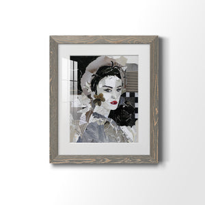 Runway Pause - Barnwood Framed Art Print