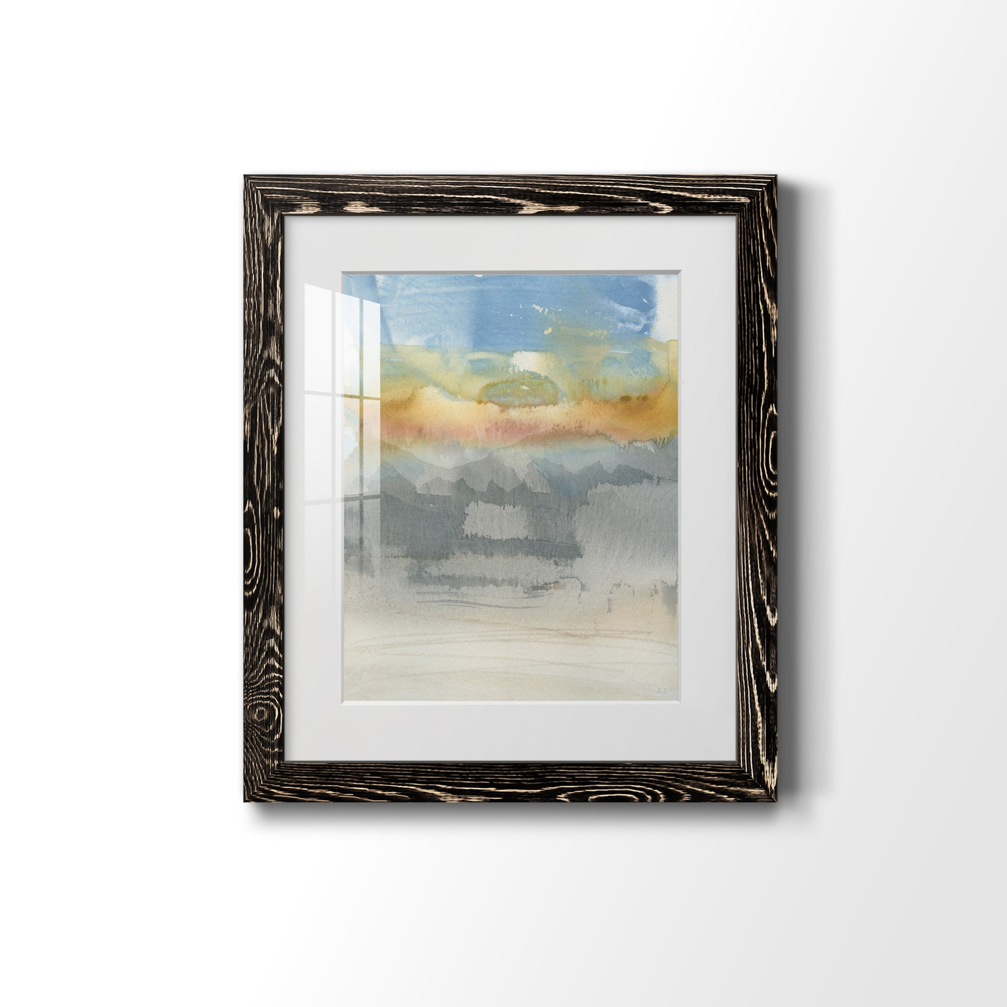 High Desert Sunset II - Premium Framed Print - Distressed Barnwood Frame - Ready to Hang
