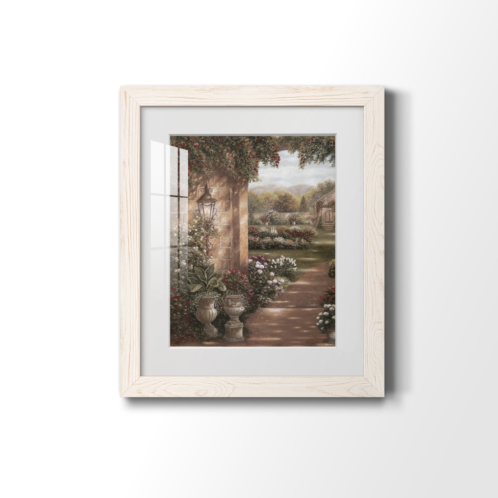 Evening in the Conservatory - Barnwood Framed Art Print