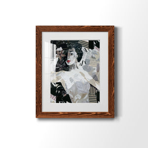 Runway Star - Barnwood Framed Art Print