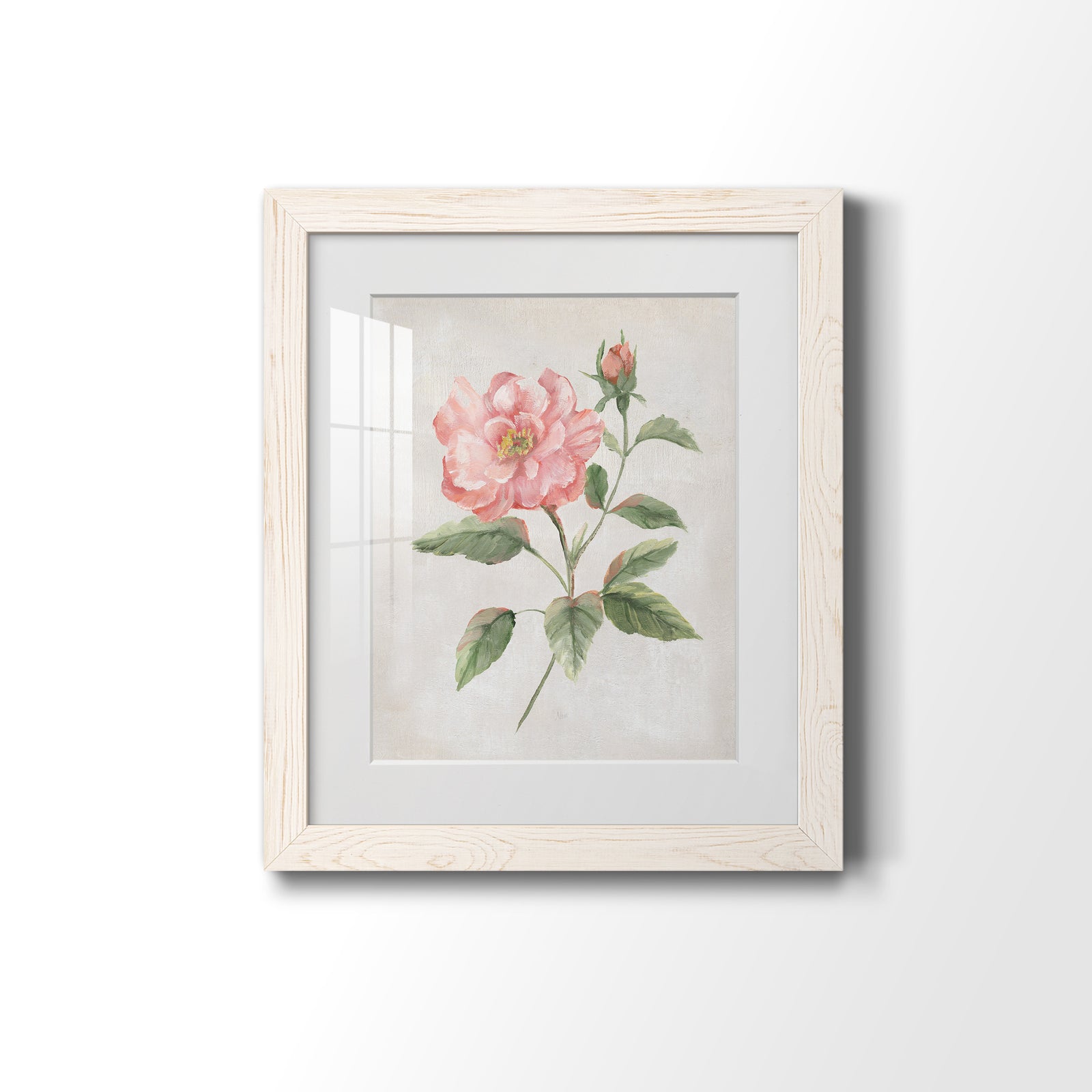 Grandiflora II - Barnwood Framed Art Print