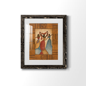 Rhythm - Barnwood Framed Art Print