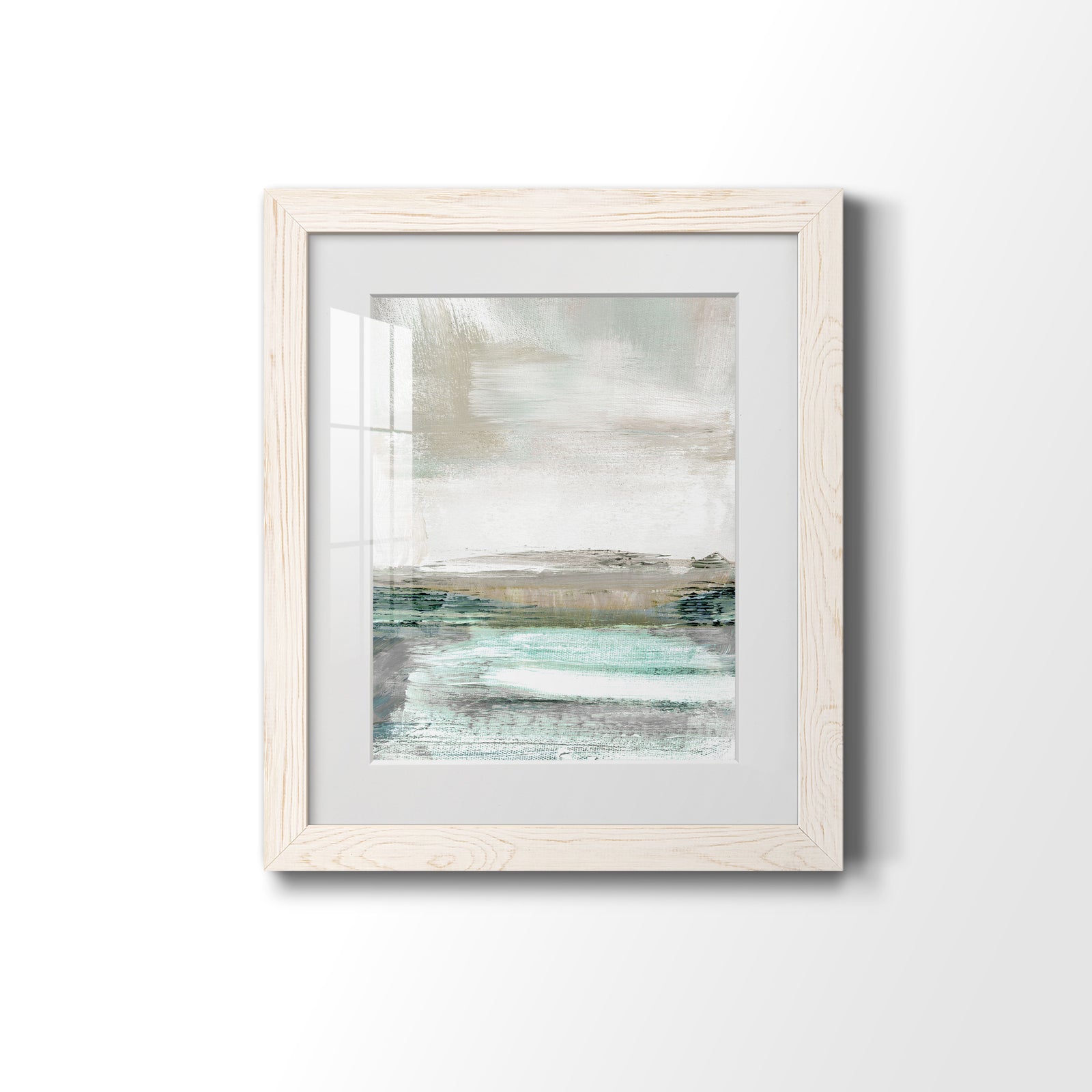 Summer Teal I - Barnwood Framed Art Print