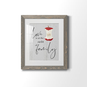 Core of Family - Premium Framed Print - Distressed Barnwood Frame - Ready to Hang