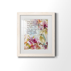 He Watches Me - Barnwood Framed Art Print