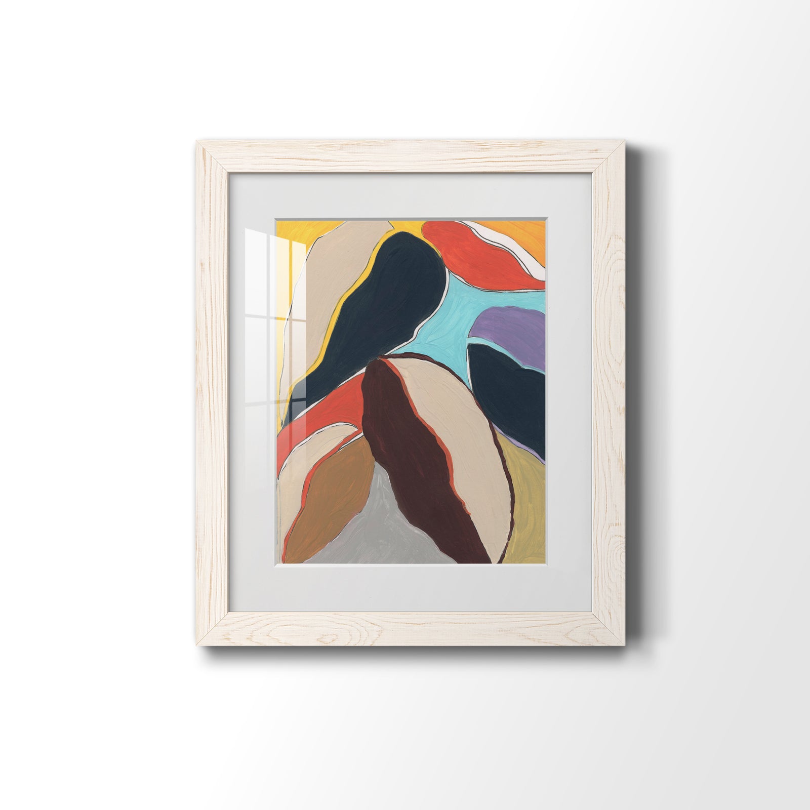 Botanical Revisit I - Premium Framed Print - Distressed Barnwood Frame - Ready to Hang