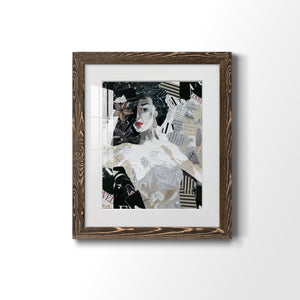 Runway Star - Barnwood Framed Art Print