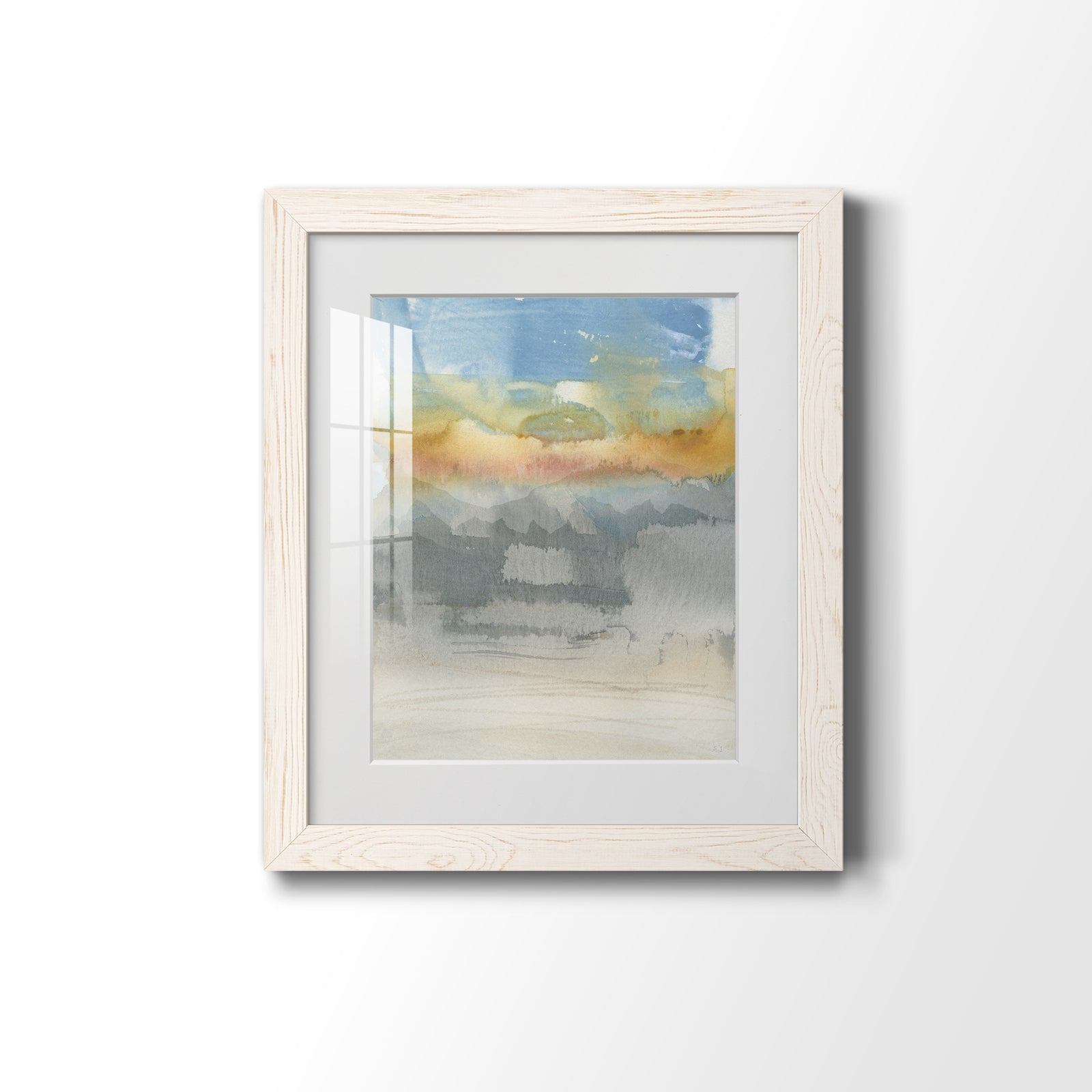 High Desert Sunset II - Barnwood Framed Art Print