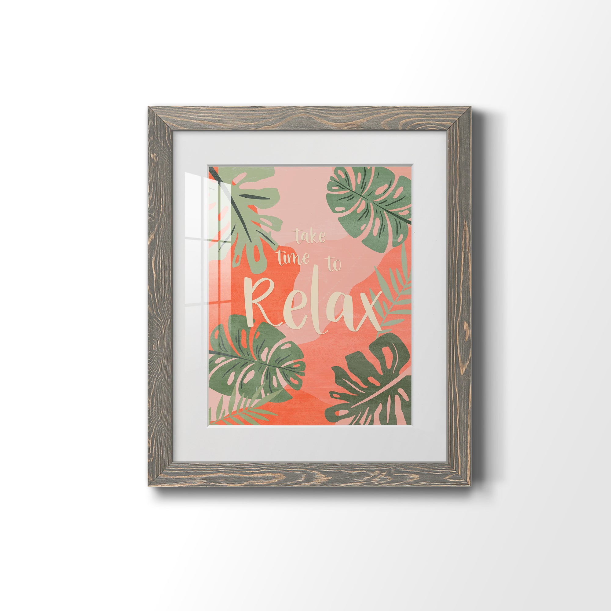 Take Time - Premium Framed Print - Distressed Barnwood Frame - Ready to Hang