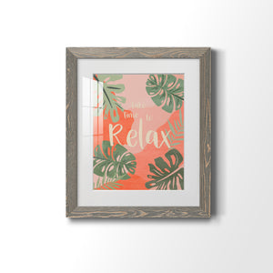 Take Time - Premium Framed Print - Distressed Barnwood Frame - Ready to Hang