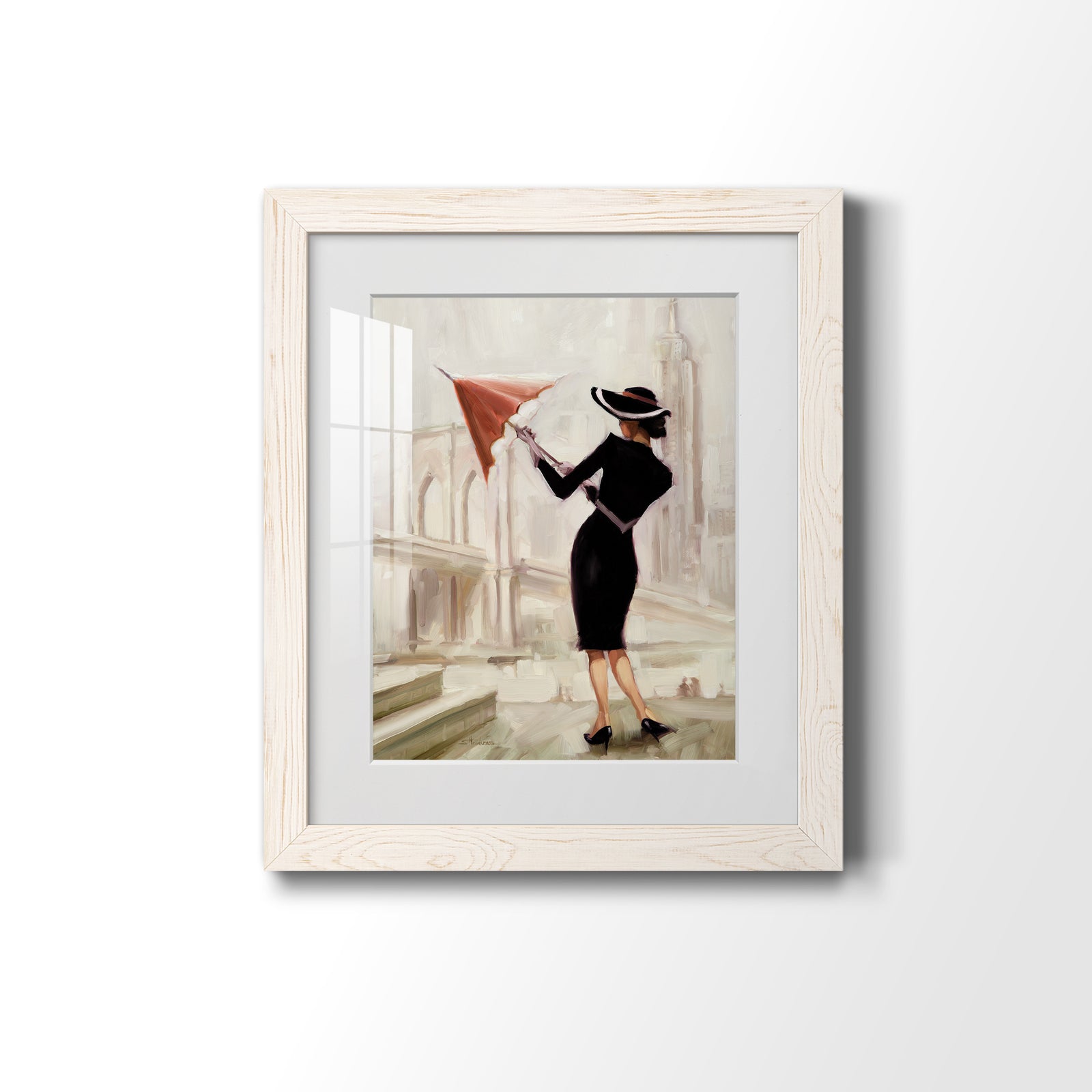 Hello, New York - Barnwood Framed Art Print