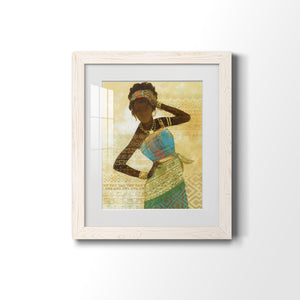 Tribal Vision II - Barnwood Framed Art Print