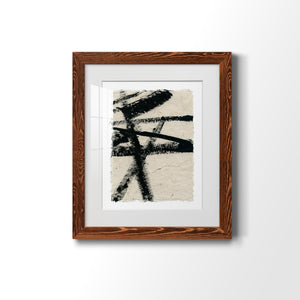 Lines Crossed III - Premium Framed Print - Distressed Barnwood Frame - Ready to Hang