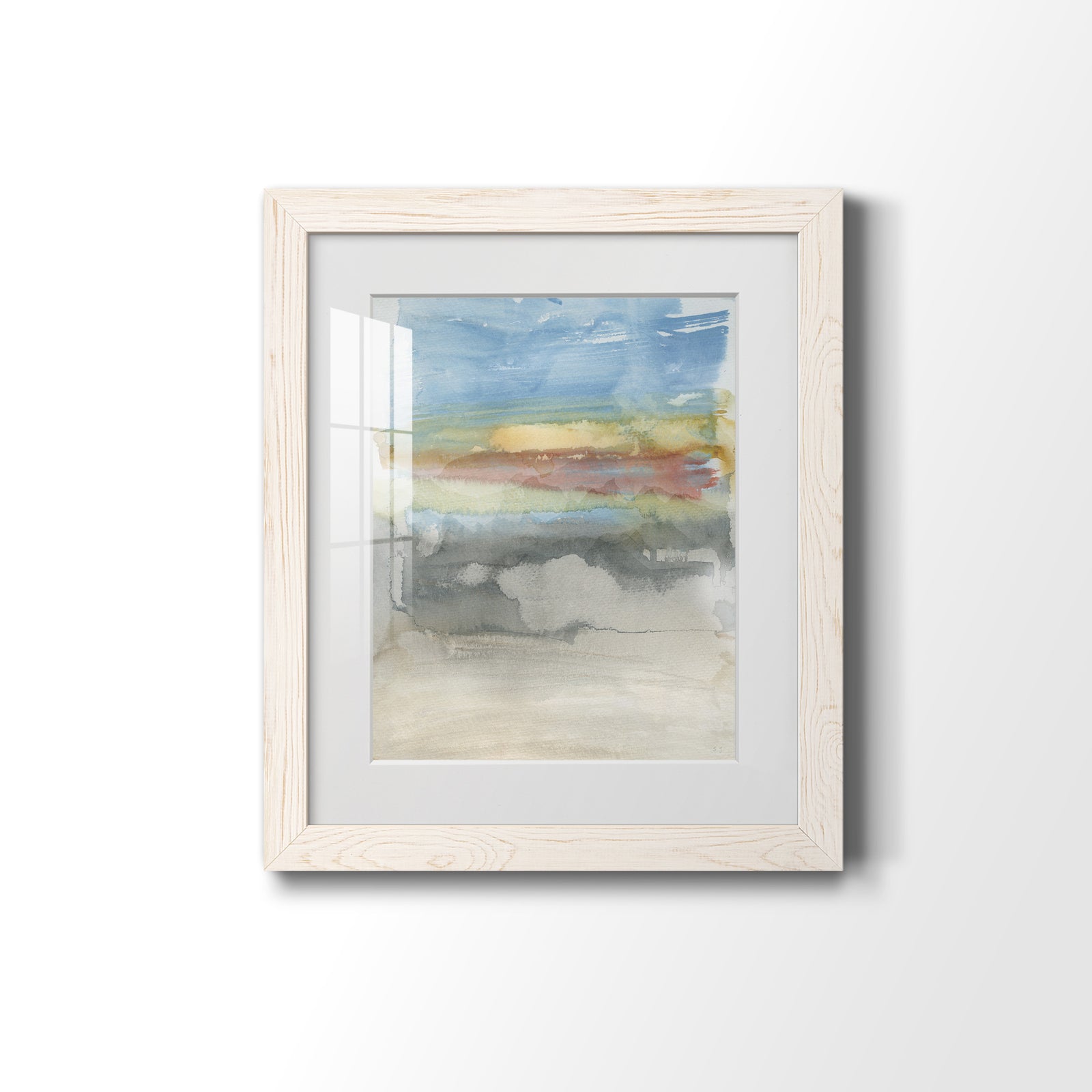 High Desert Sunset I - Barnwood Framed Art Print