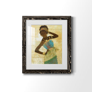 Tribal Vision II - Barnwood Framed Art Print