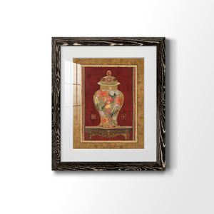 Romantic Urn II - Barnwood Framed Art Print