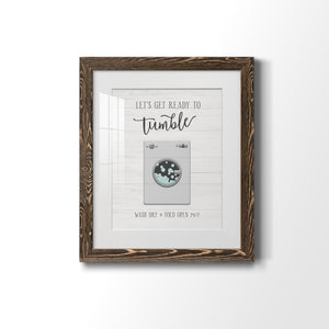Tumble - Premium Framed Print - Distressed Barnwood Frame - Ready to Hang