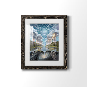 Genesis II - Barnwood Framed Art Print