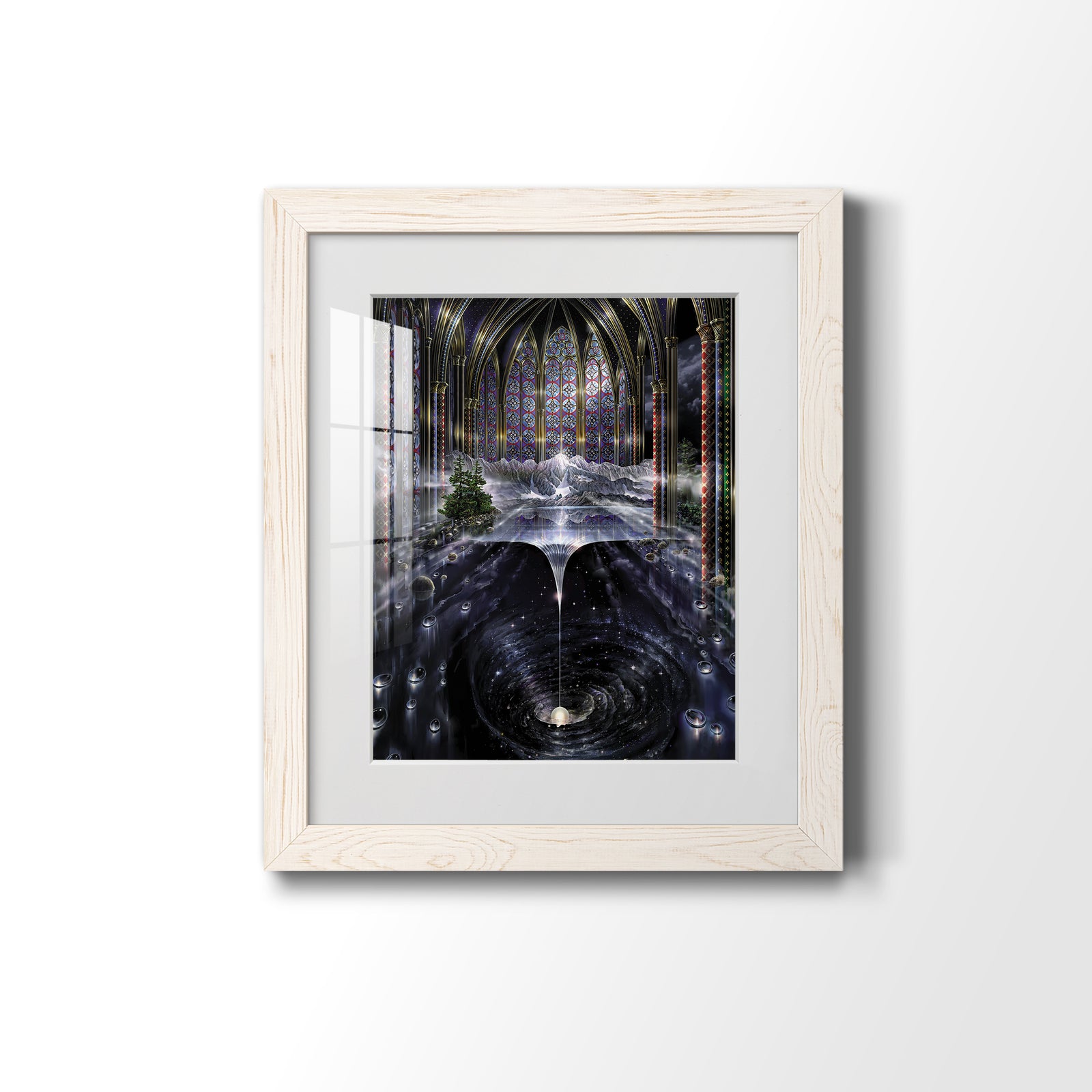 Genesis I - Barnwood Framed Art Print