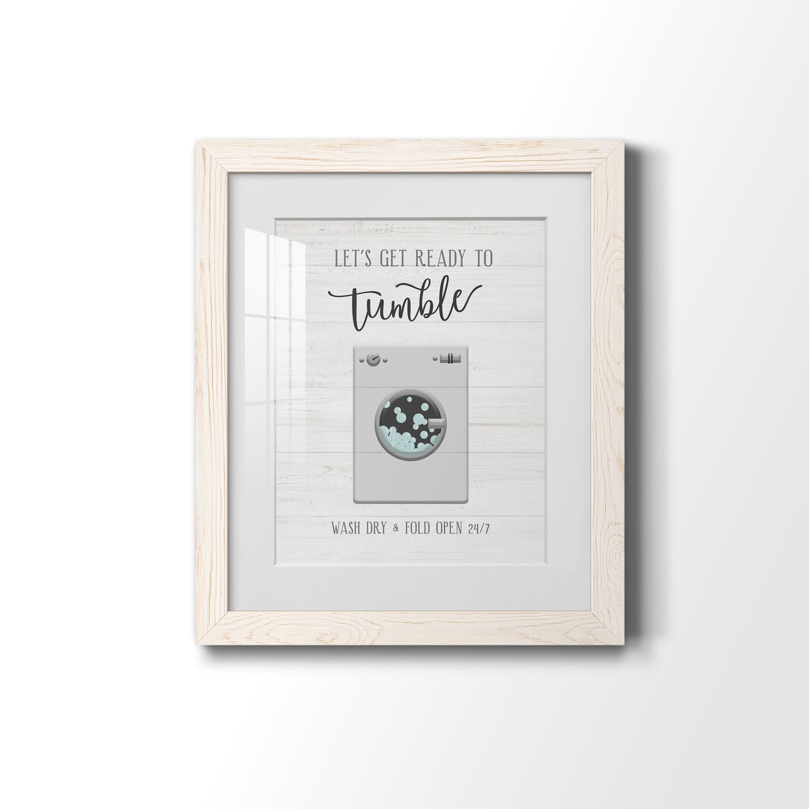 Tumble - Premium Framed Print - Distressed Barnwood Frame - Ready to Hang