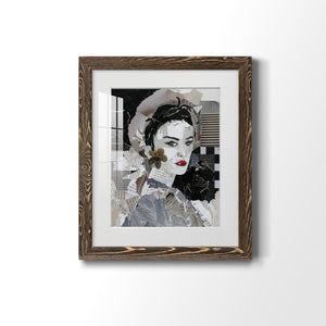 Runway Pause - Barnwood Framed Art Print