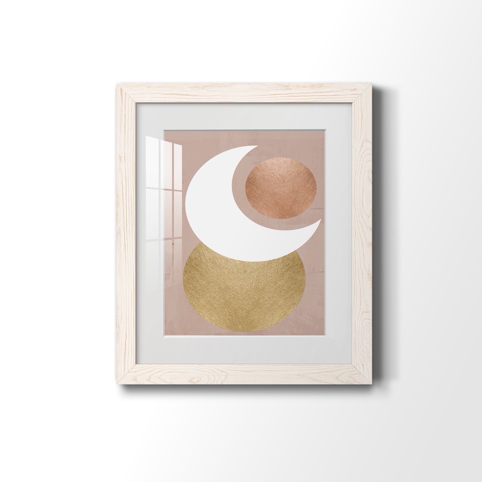 Lunar Mystic - Premium Framed Print - Distressed Barnwood Frame - Ready to Hang