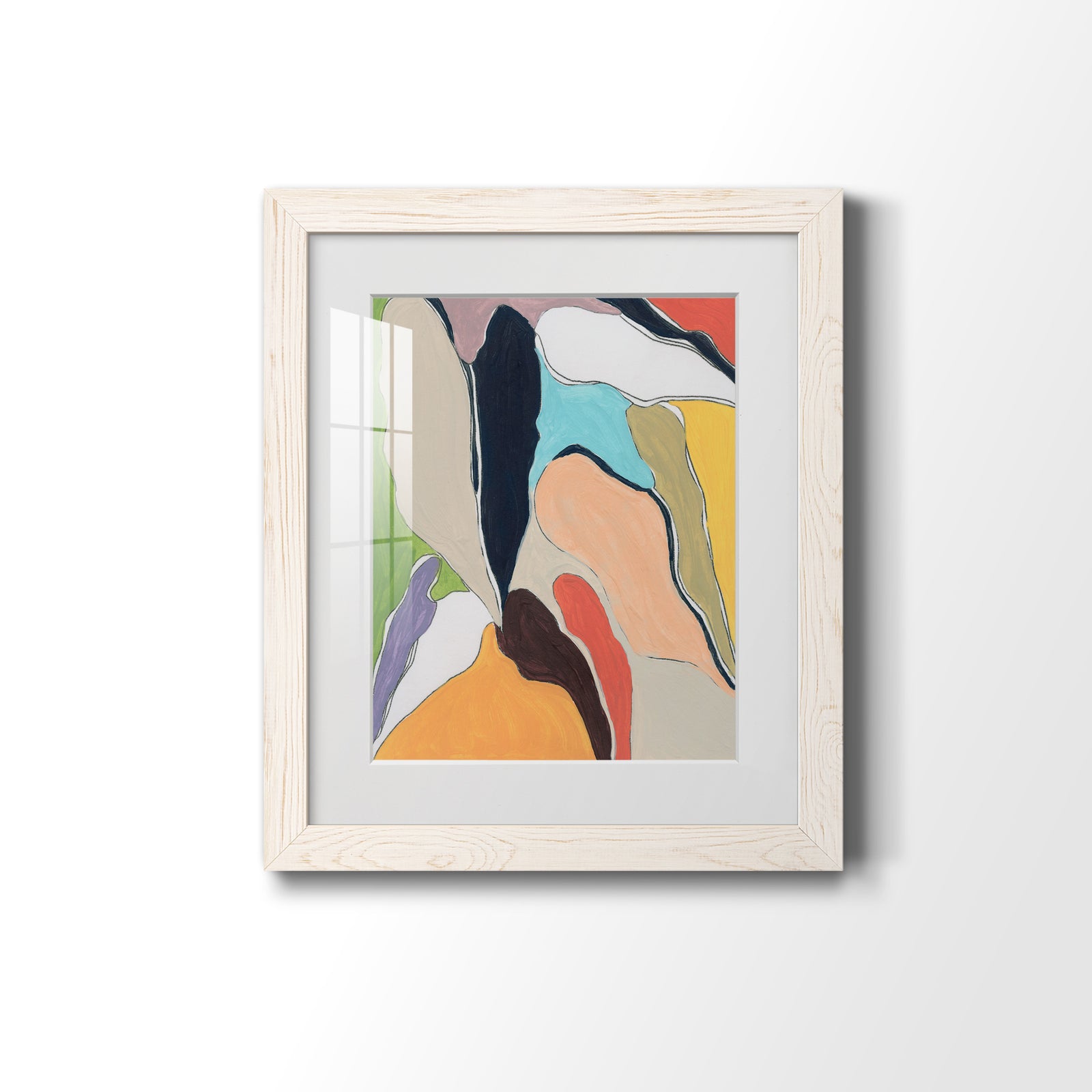 Botanical II Revisit - Premium Framed Print - Distressed Barnwood Frame - Ready to Hang