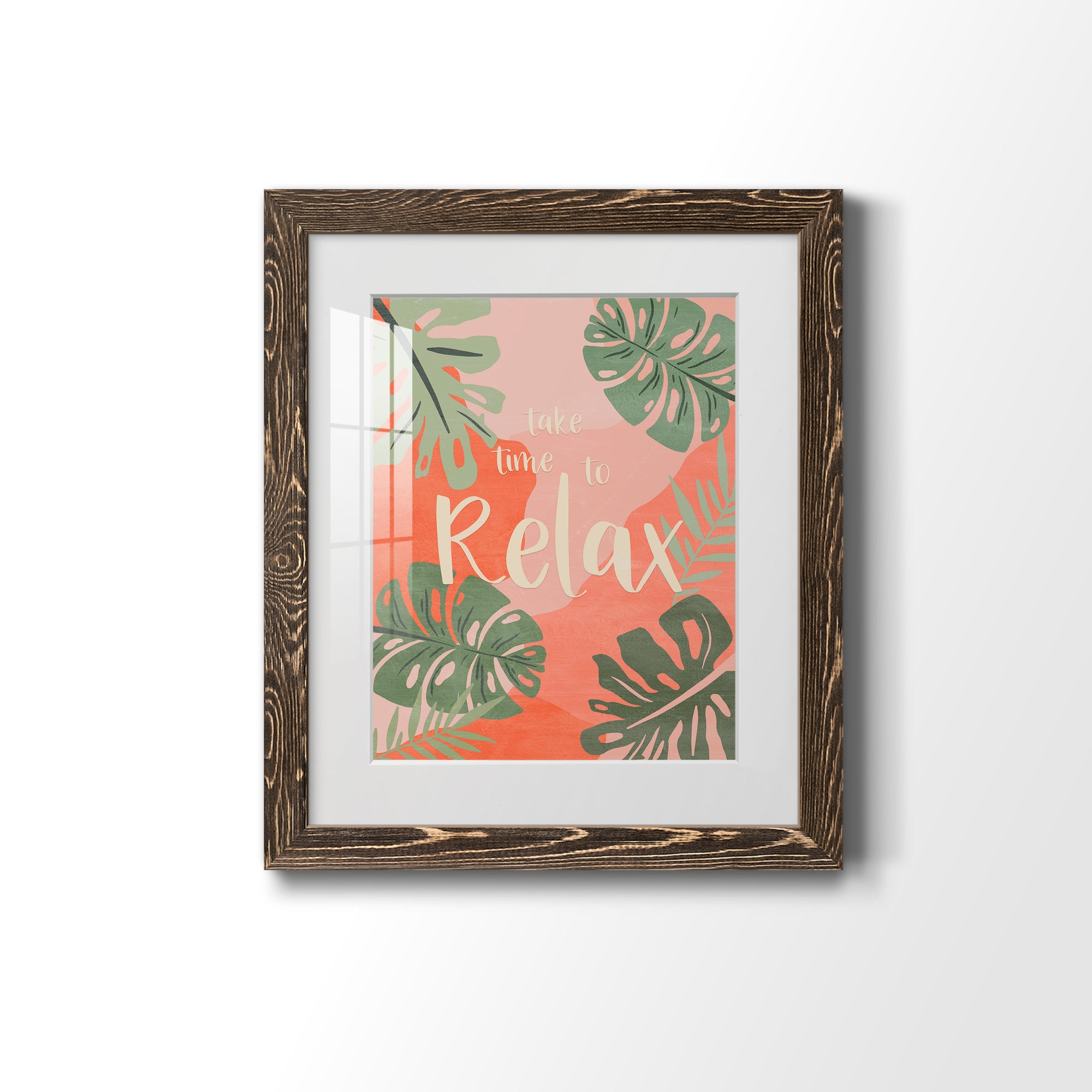 Take Time - Premium Framed Print - Distressed Barnwood Frame - Ready to Hang