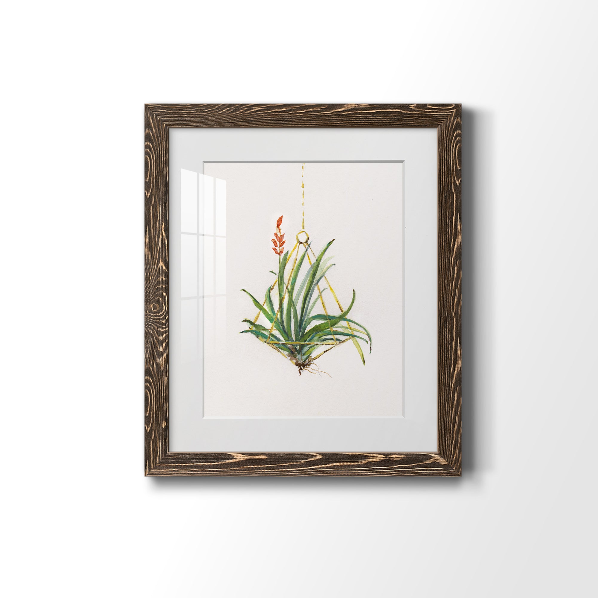 Gardenaire I - Barnwood Framed Art Print