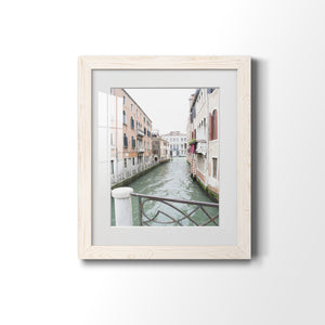 Venice Canal I - Premium Framed Print - Distressed Barnwood Frame - Ready to Hang