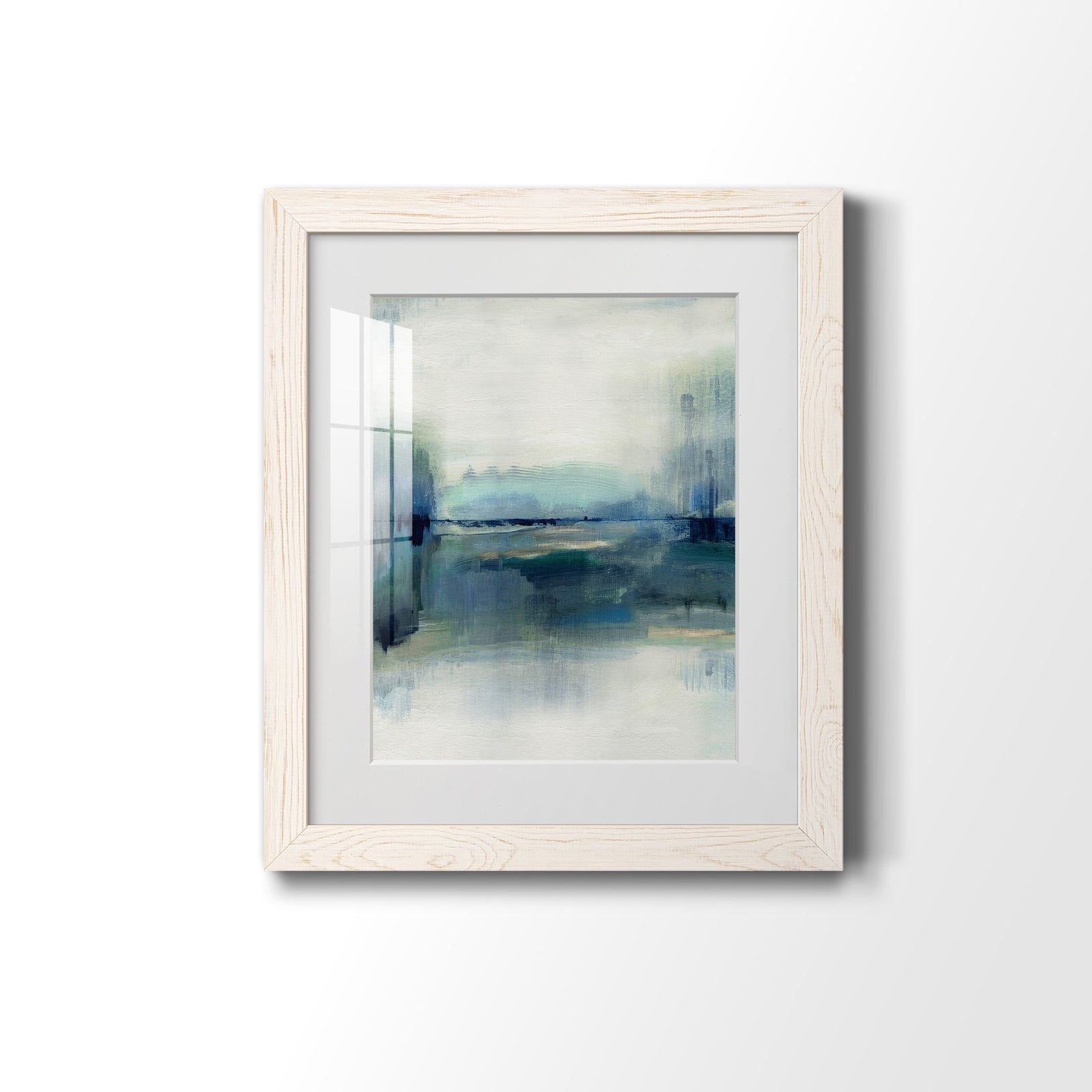 Indigo Meadow - Premium Framed Print - Distressed Barnwood Frame - Ready to Hang