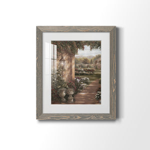 Evening in the Conservatory - Barnwood Framed Art Print