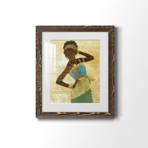 Tribal Vision II - Barnwood Framed Art Print