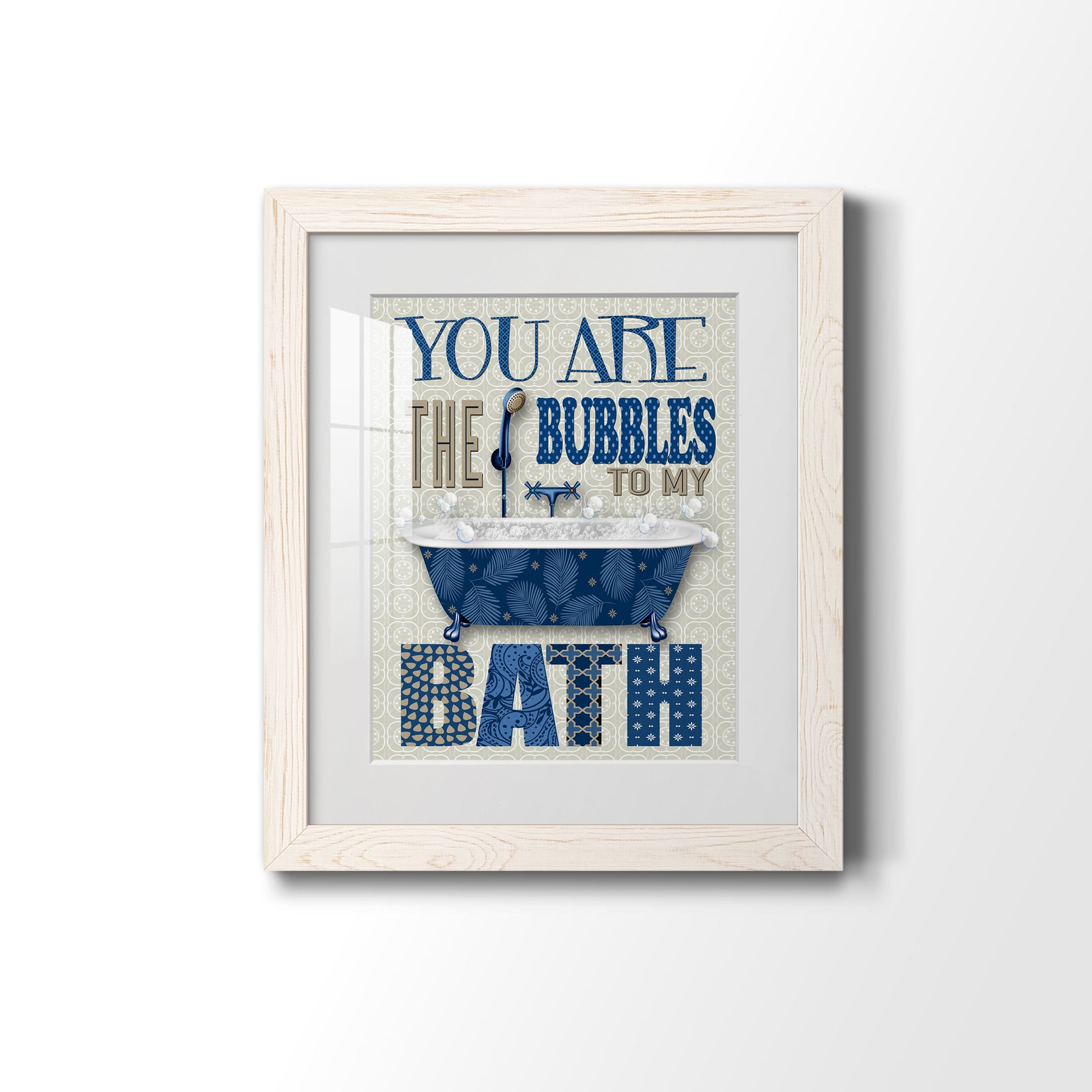 Bubble Bath - Barnwood Framed Art Print