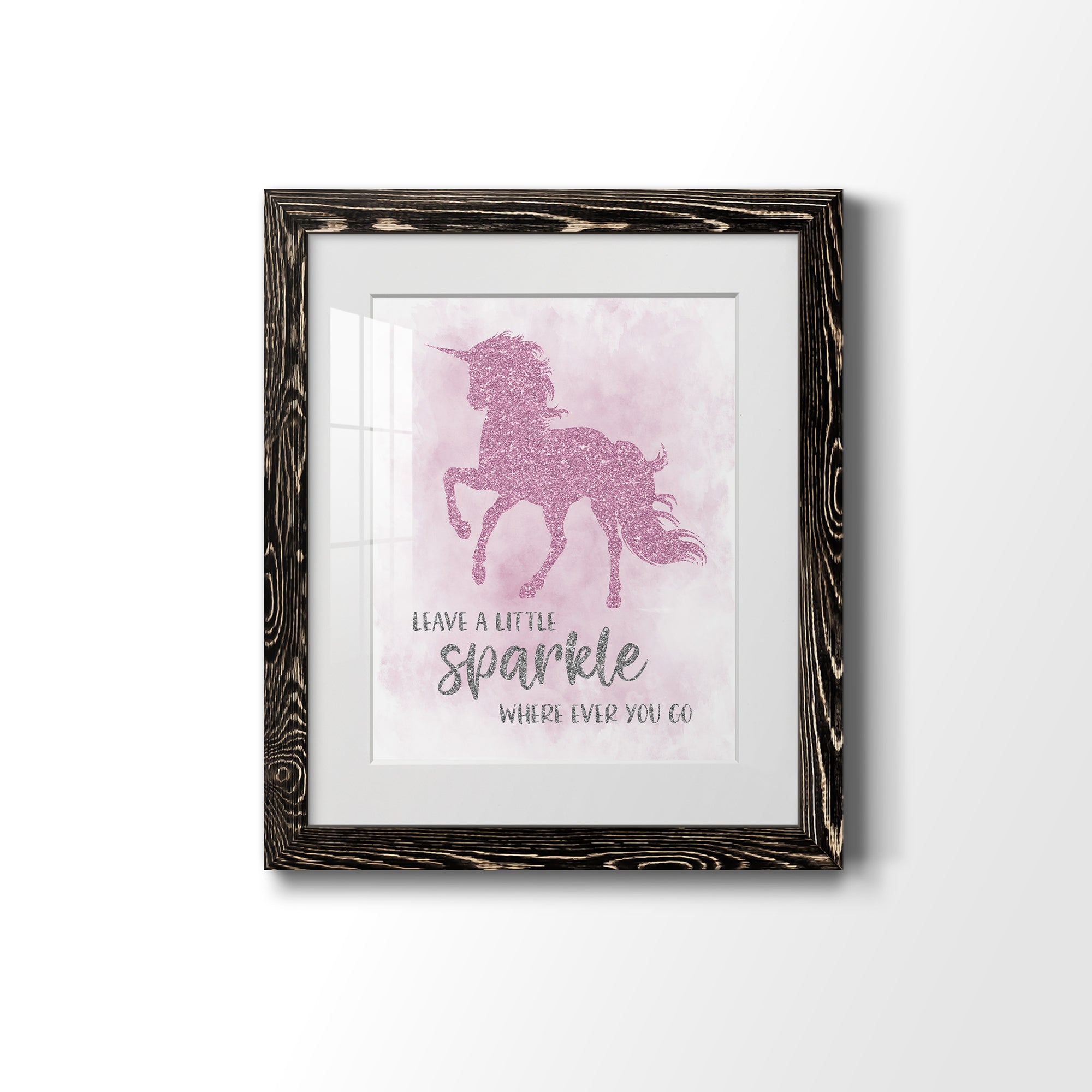 Sparkle - Barnwood Framed Art Print