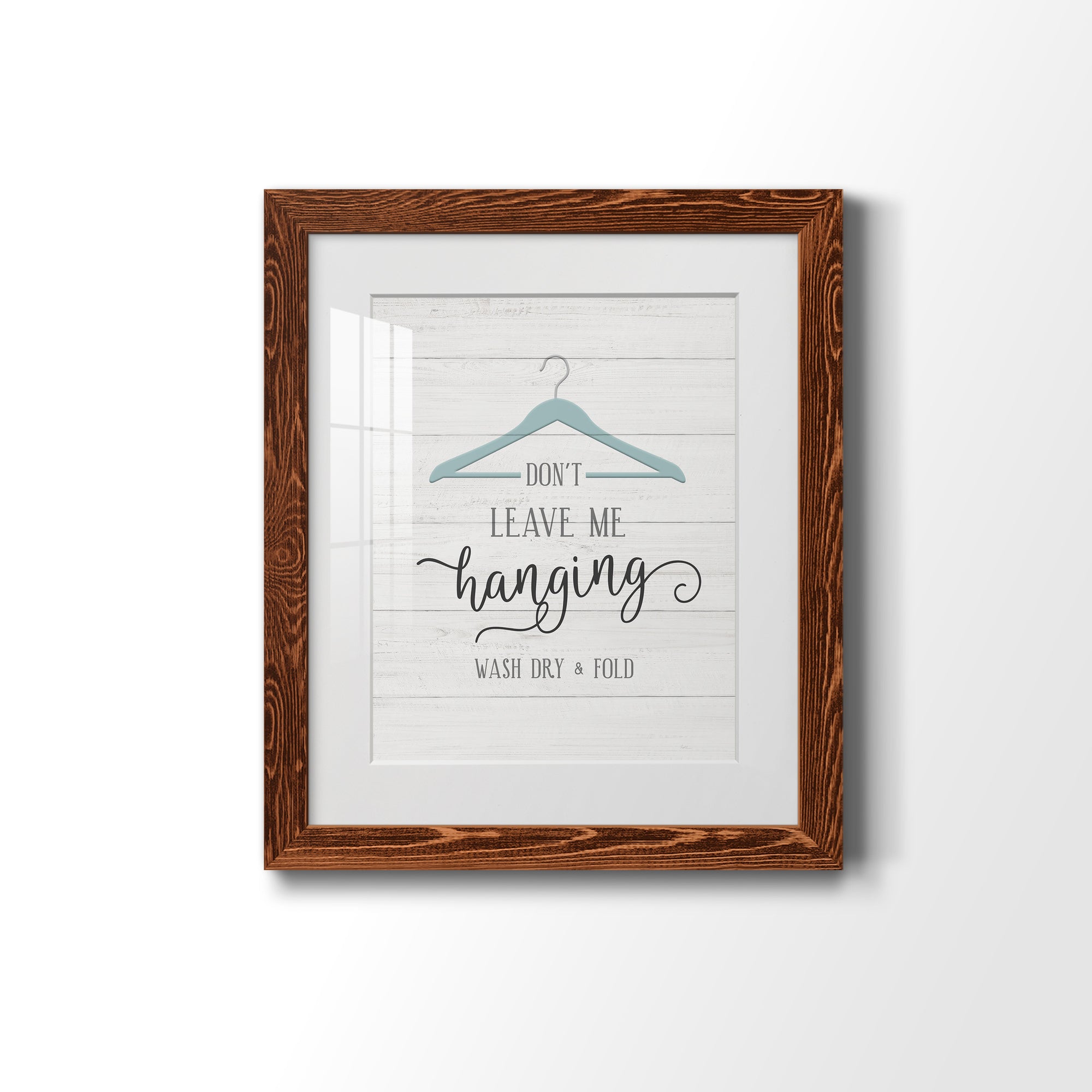 Don't Leave - Premium Framed Print - Distressed Barnwood Frame - Ready to Hang