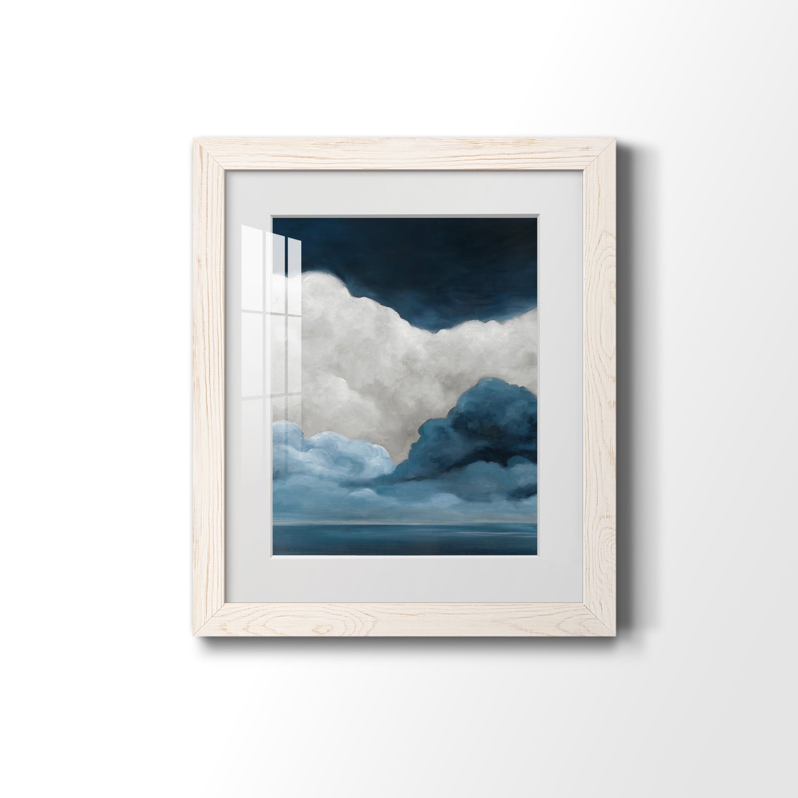 Nature's Drama I - Barnwood Framed Art Print