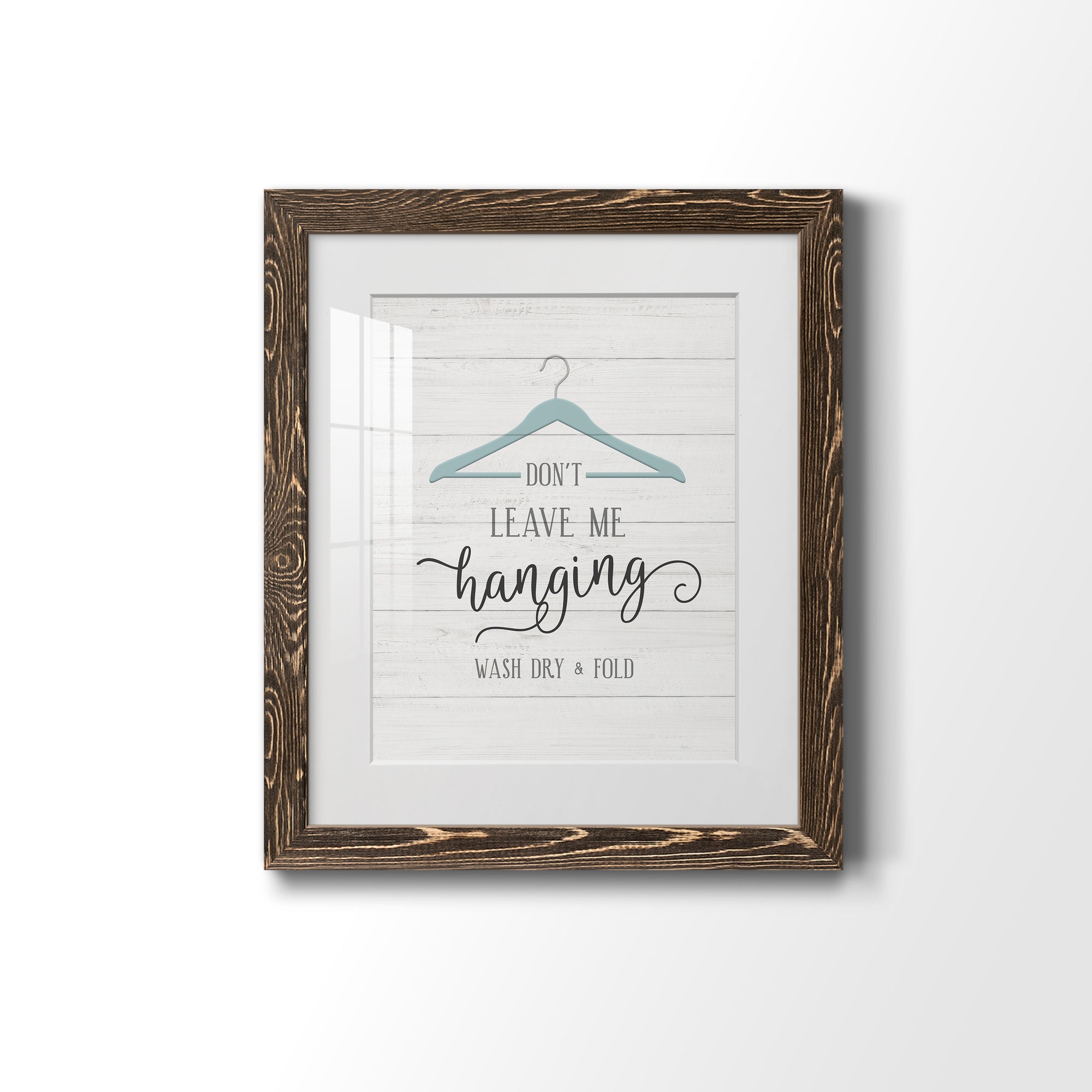 Don't Leave - Premium Framed Print - Distressed Barnwood Frame - Ready to Hang