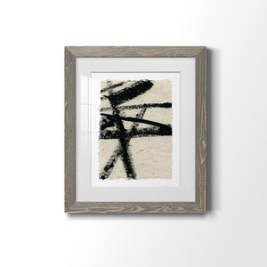 Lines Crossed III - Premium Framed Print - Distressed Barnwood Frame - Ready to Hang
