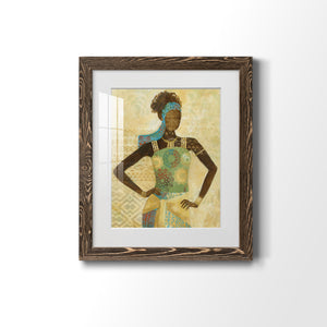 Tribal Vision I - Barnwood Framed Art Print