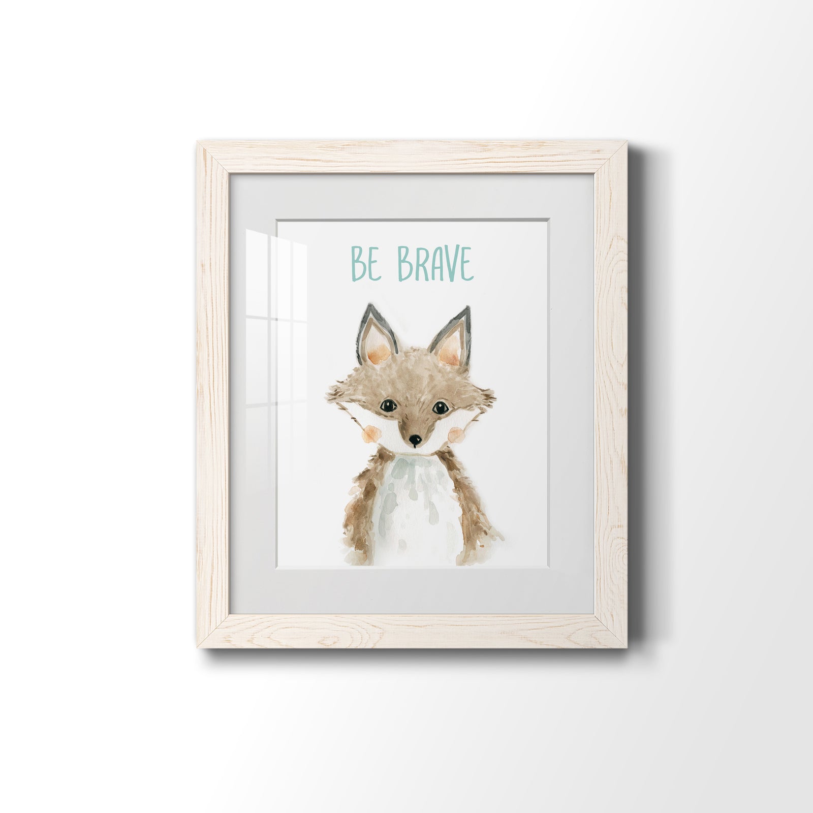 Be Brave Fox - Barnwood