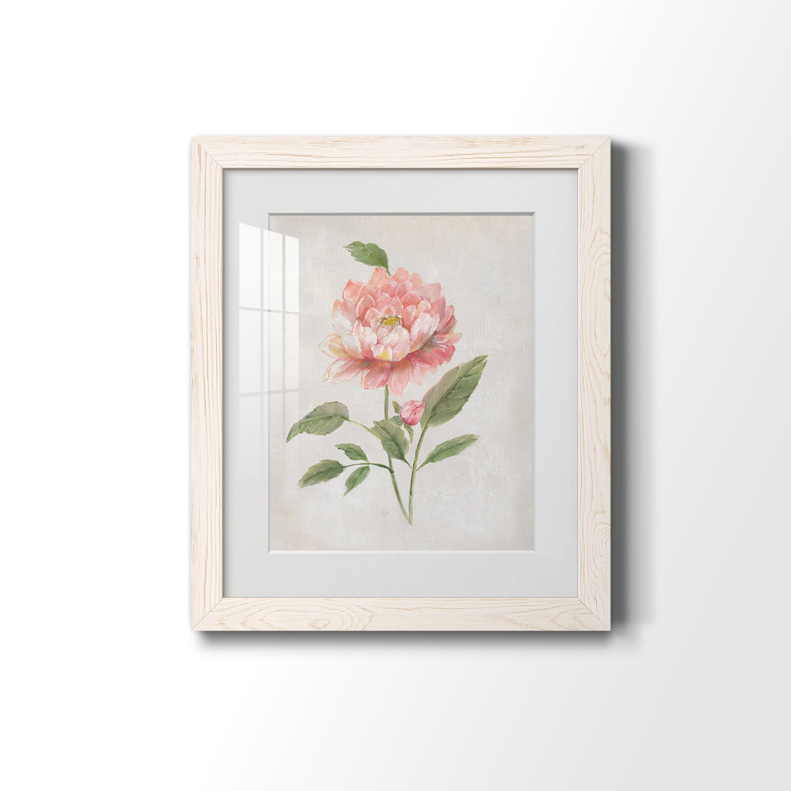 Grandiflora III - Barnwood Framed Art Print