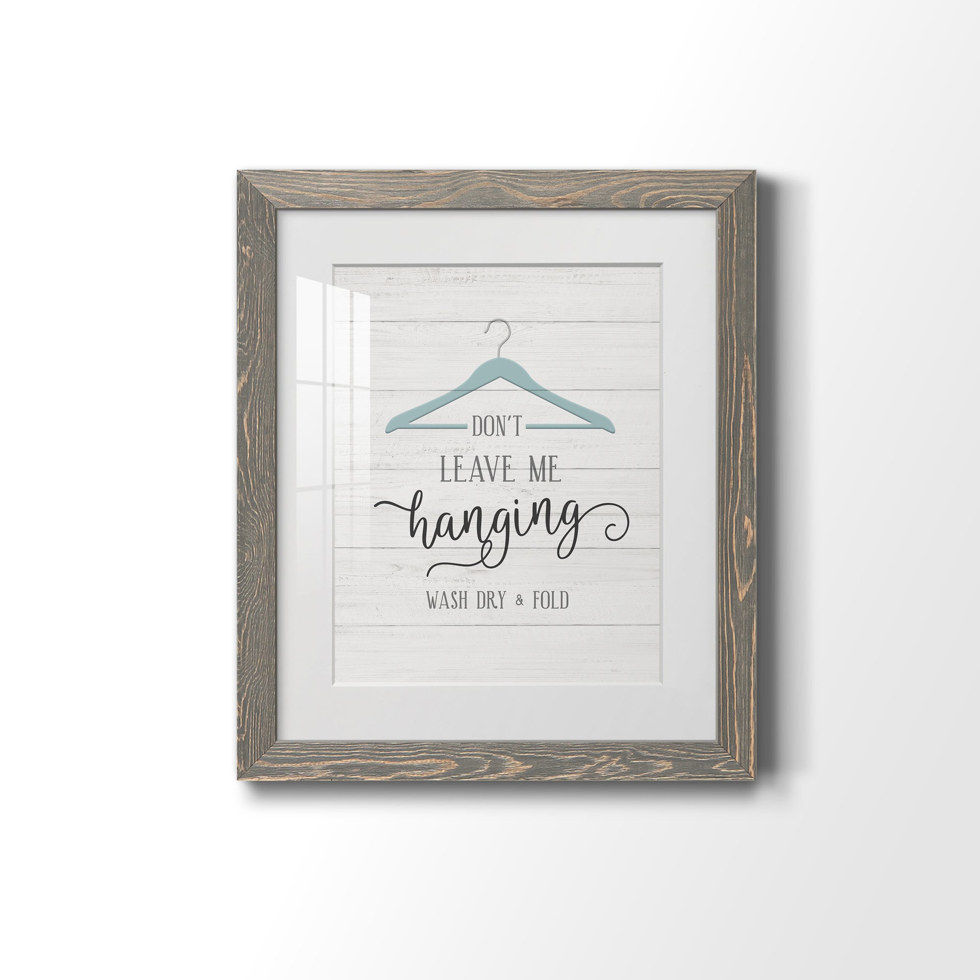Don't Leave - Premium Framed Print - Distressed Barnwood Frame - Ready to Hang