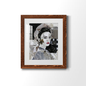 Runway Pause - Barnwood Framed Art Print