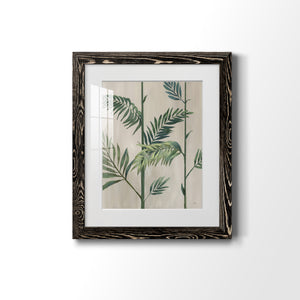 Modern Fronds II - Barnwood Framed Art Print
