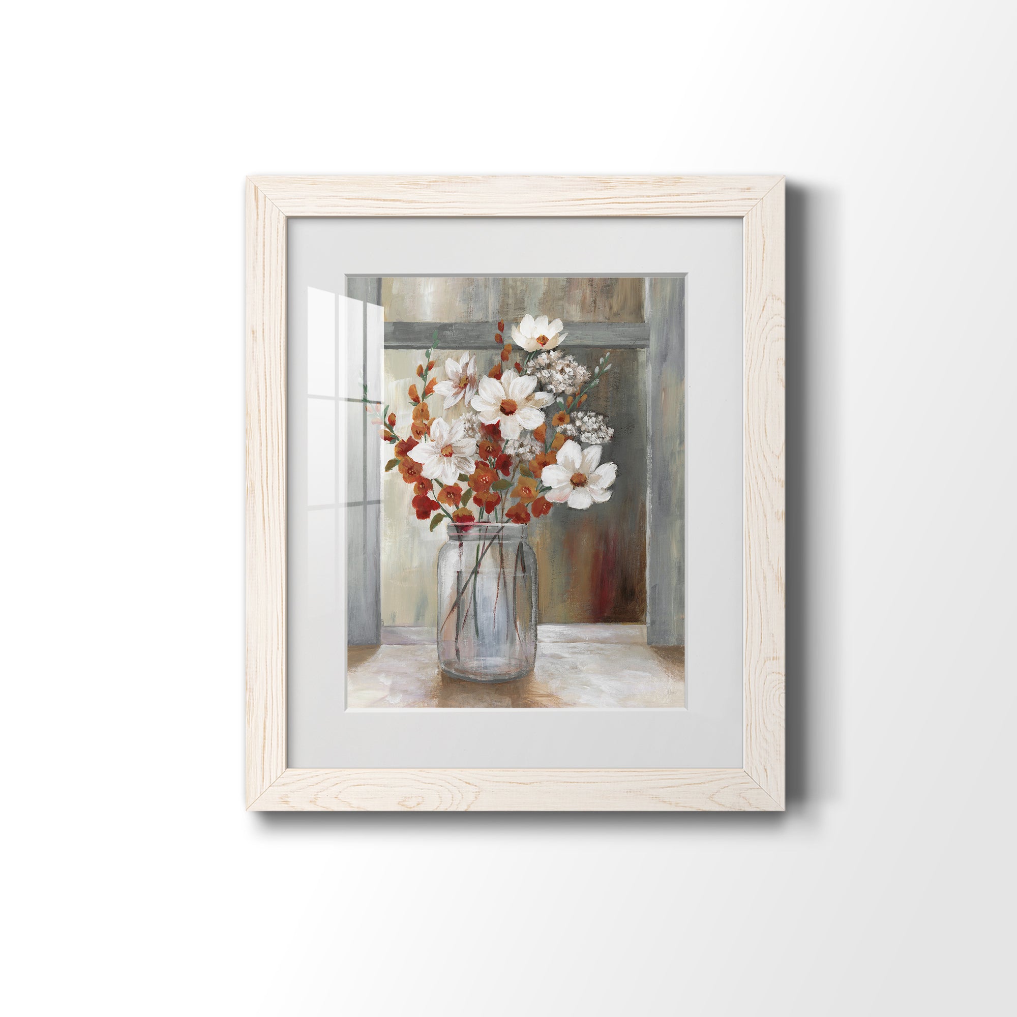 Autumn Spray - Premium Framed Print - Distressed Barnwood Frame - Ready to Hang