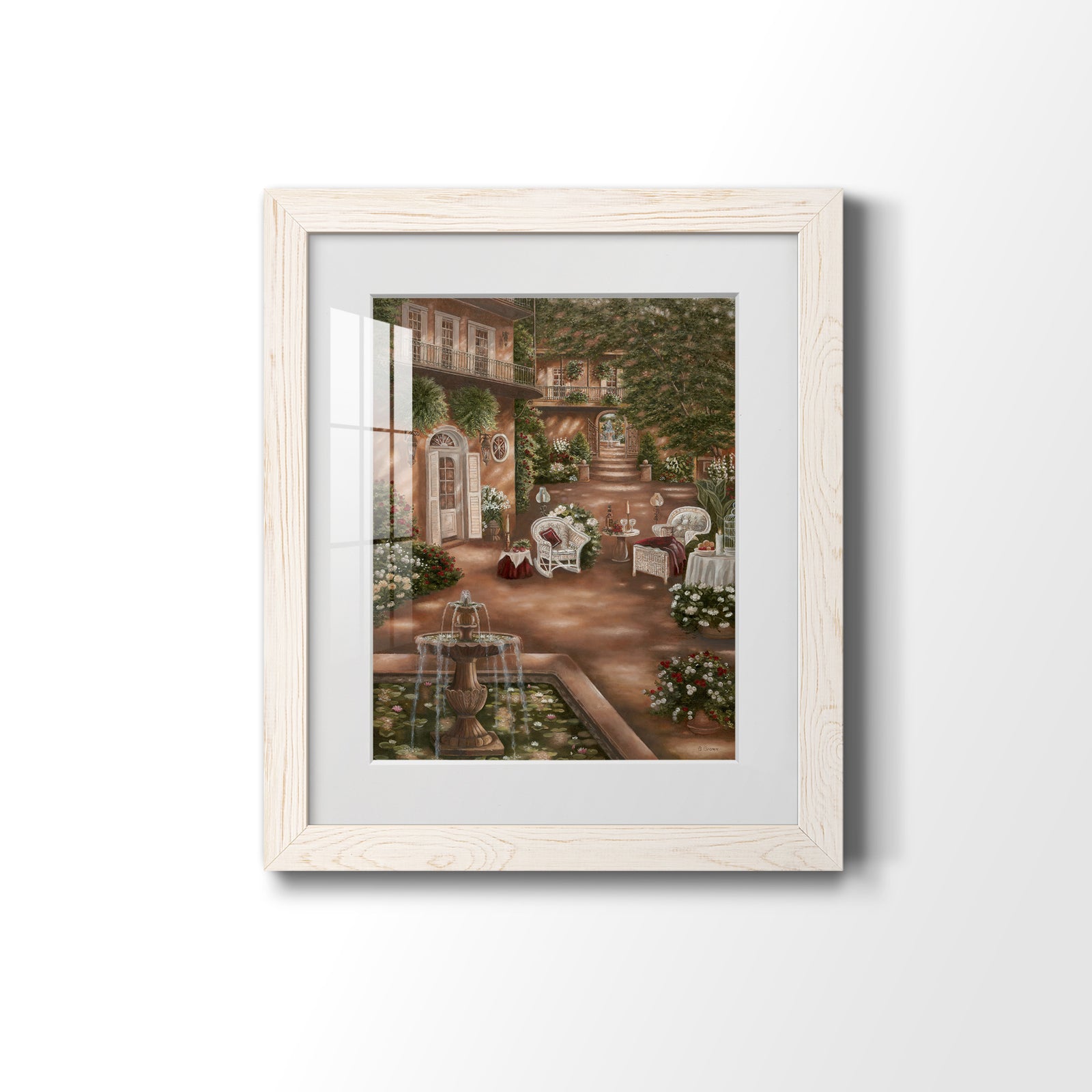 Evening Cocktails I - Barnwood Framed Art Print